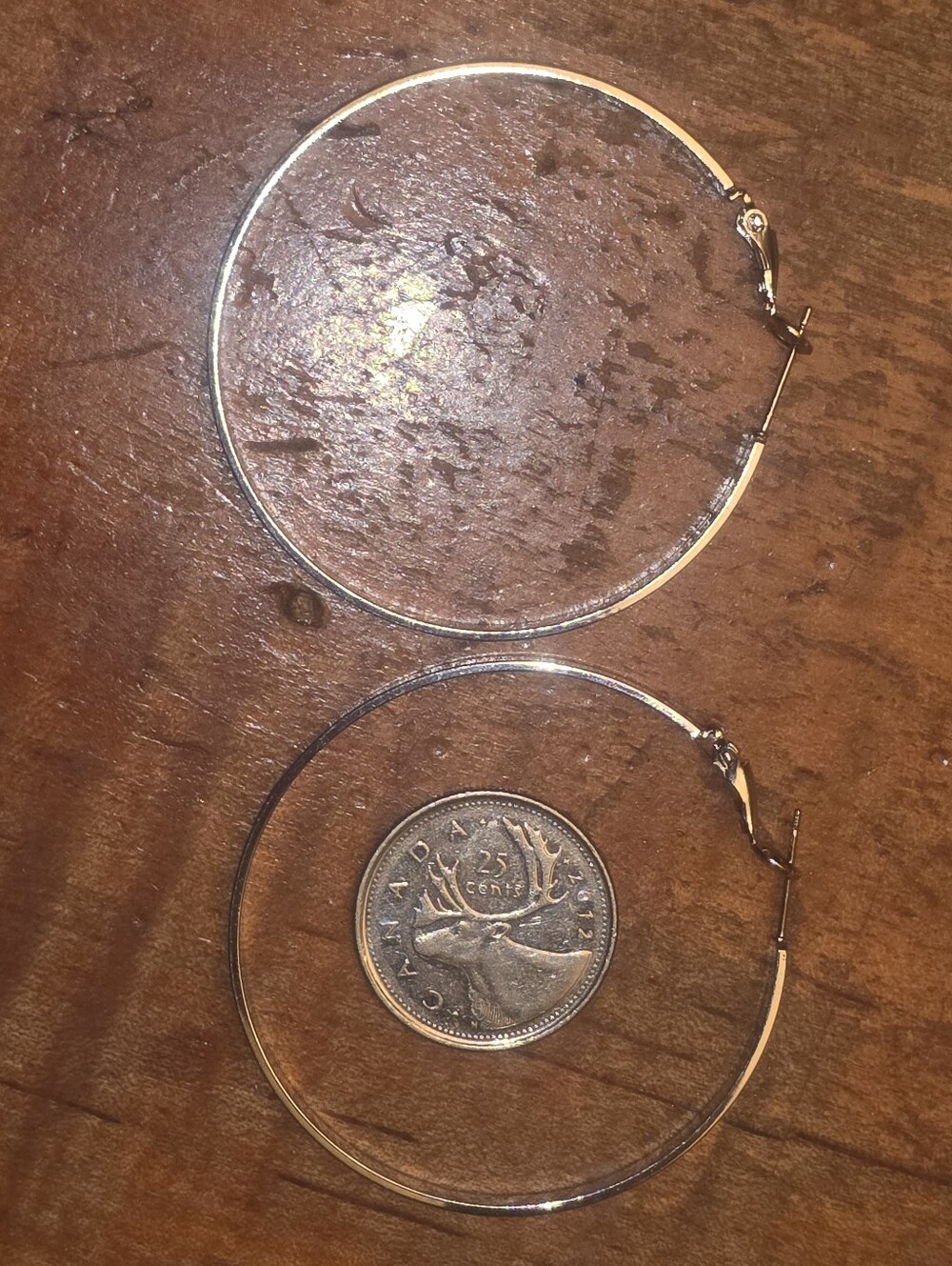 Large Sterling Silver 925 Hoop Earrings